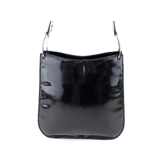Salvatore Ferragamo Handbags - Salvatore Ferragamo leather Bag Vara Shoulder patent black